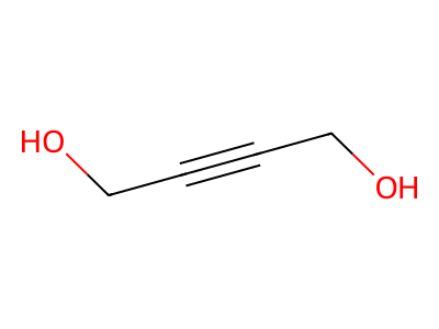 2-BUTYNE-1,4-DIOL Structure