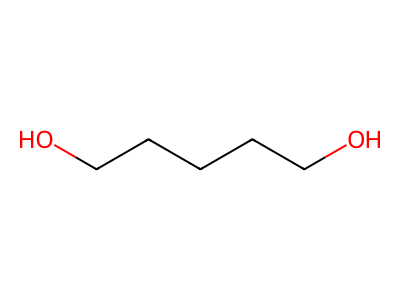 1,5-PENTANEDIOL Structure