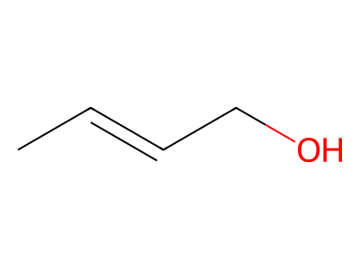 trans-2-Buten-1-ol Structure
