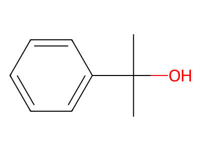 2-PHENYL-2-PROPANOL Structure