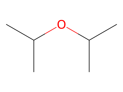 diisopropyl ether Structure