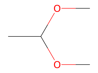 1,1-dimethoxyethane Structure