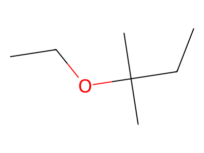 ETHYL tert-PENTYL ETHER Structure