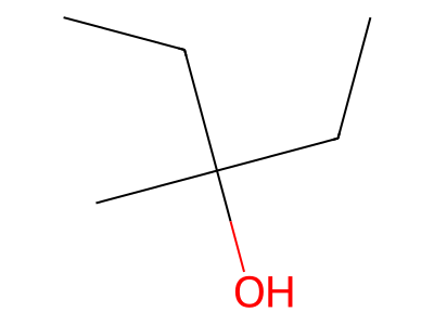 3-METHYL-3-PENTANOL Structure