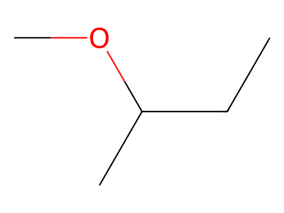 methyl sec-butyl ether Structure