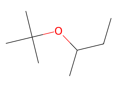 sec-BUTYL-tert-BUTYL ETHER Structure