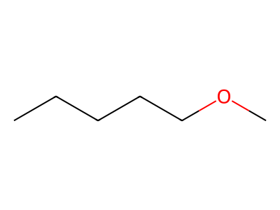 METHYL n-PENTYL ETHER Structure