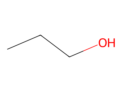 n-propanol Structure