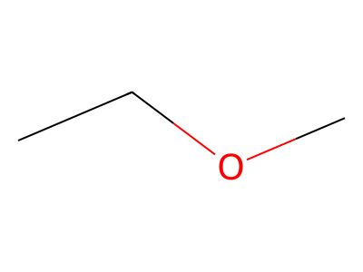 Methyl Ethyl Ether Structure