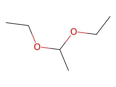 1,1-DIETHOXYETHANE Structure