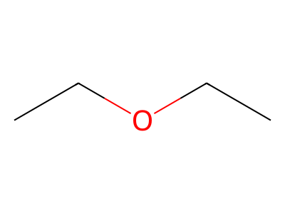 diethyl ether Structure