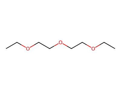 Diethylene glycol diethyl ether Structure