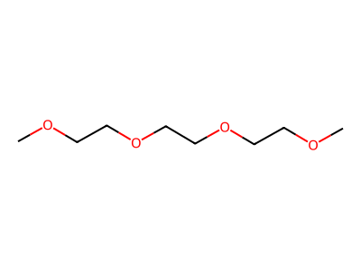 Triethylene glycol dimethyl ether Structure