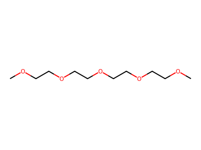 TETRAETHYLENE GLYCOL DIMETHYL ETHER Structure