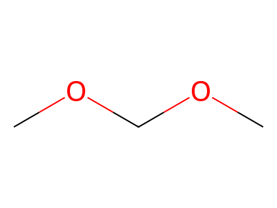 dimethoxymethane Structure